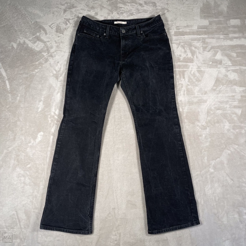 Levi's Women's Jeans Superlow Boot Cut Denim Casual 32‎ Black/Gray